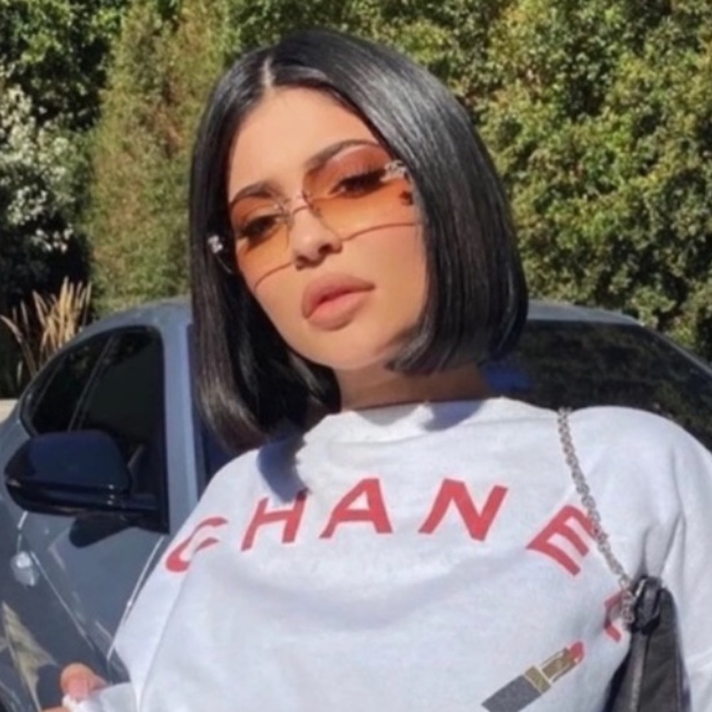 Chanel 4017 Rimless CC Vintage Y2K Sunglasses in Orange Hue
